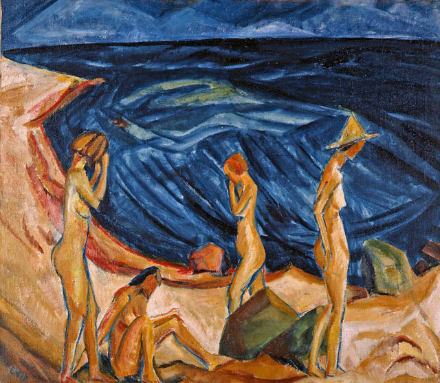 Erich Heckel. Bathers, 1914. © Kunstmuseum Bonn. Photo: Reni Hansen.