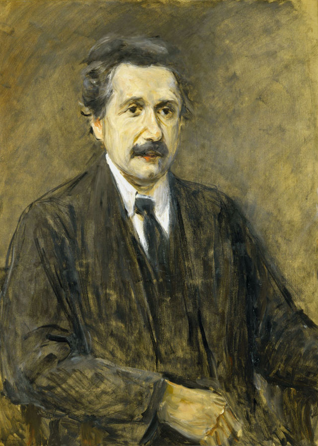 Max Liebermann. Professor Albert Einstein, c1925. © The Royal Society, London.