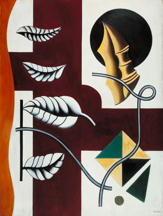 Fernand Léger. Leaves and Shell, 1927. Oil on canvas, 129.5 x 97.2 cm. Tate. © ADAGP, Paris and DACS, London 2018.