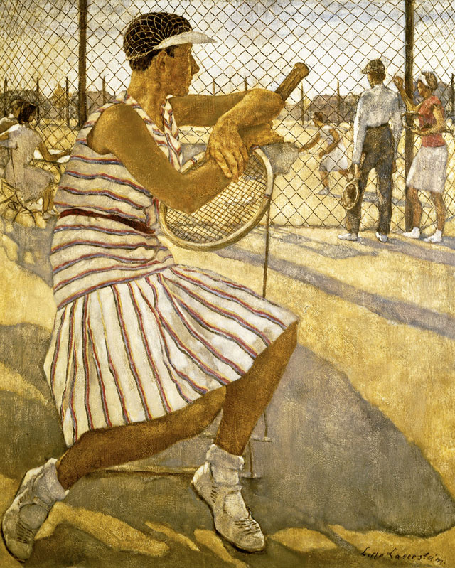 Lotte Laserstein. Tennis Player, 1929. Oil on canvas, 110 × 95.5 cm. Private collection. Photo: Berlinische Galerie. © VG Bild-Kunst, Bonn 2018.