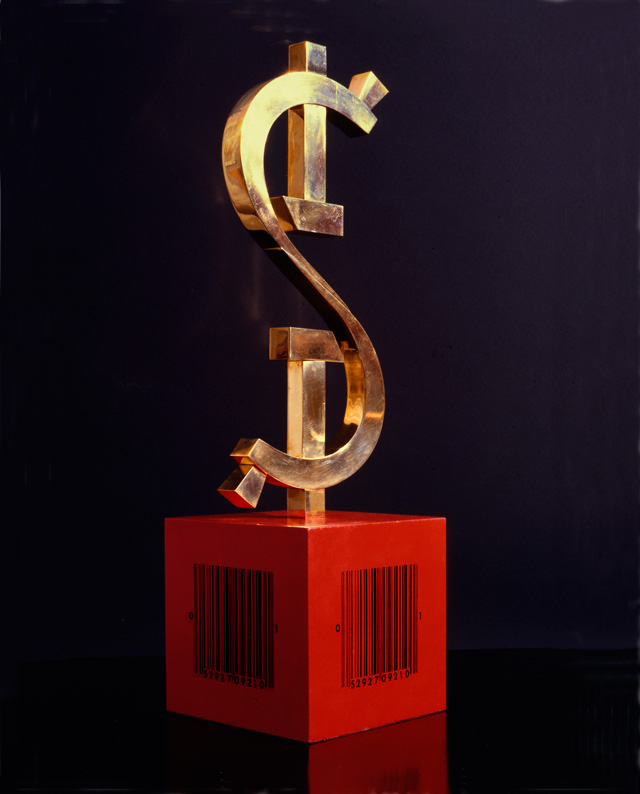 Leonid Lamm. 'Dollar' from the early 1990s. Claude and Nina Gruen Collection of Contemporary Russian Art.