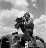 Paul S. Taylor. Dorothea Lange in Texas on the Plains, c1935. © The Dorothea Lange Collection, the Oakland Museum of California.