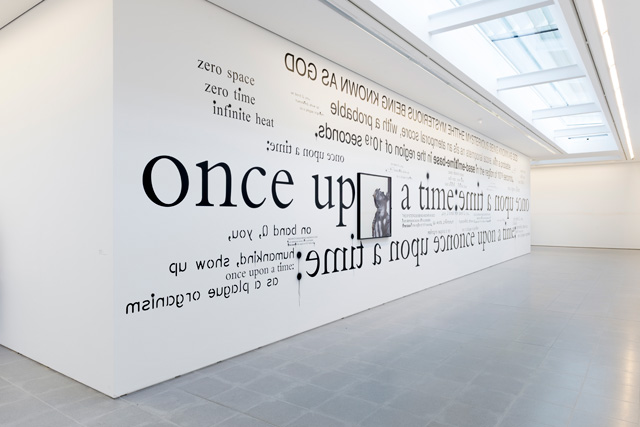 Douglas Gordon. Deep Frieze for J.L.., incorporating P.P.P., 2017. Installation view, Serpentine Sackler Gallery, London (1 March 2017 – 21 May 2017). Photograph © Mike Din.