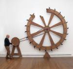 Michael Landy. Spin the Saint Catherine Wheel and Win the Crown of Martyrdom, 2013. Mixed media, 371 x 440 x 84 cm. © Michael Landy, courtesy of the Thomas Dane Gallery, London / Photograph: The National Gallery, London.