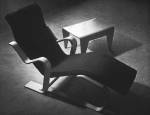 Isokon long chair and nesting table