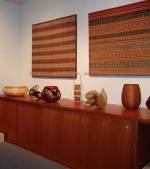 Japanese bamboo artworks. Master Craftsmen Baskets. Twentieth-century. Tai Gallery/Textile Arts, Santa Fe. Photo by Miguel Angel