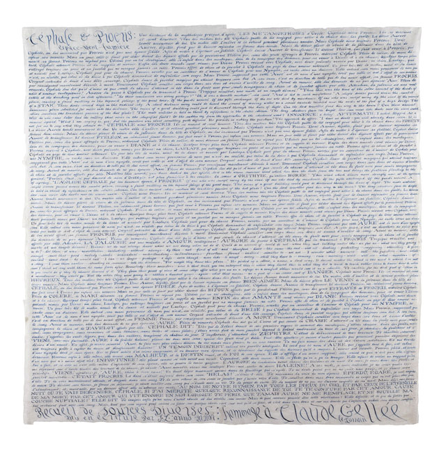 Simon Lewty. Mythe, 2006. Acrylic on tissue paper, 98.5 x 99 cm.