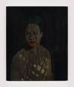 Eleanor Moreton. Nina (Absent Friends). Oil and pastel on birch panel. Photograph: Anna Arca and Ceri Hand Gallery.