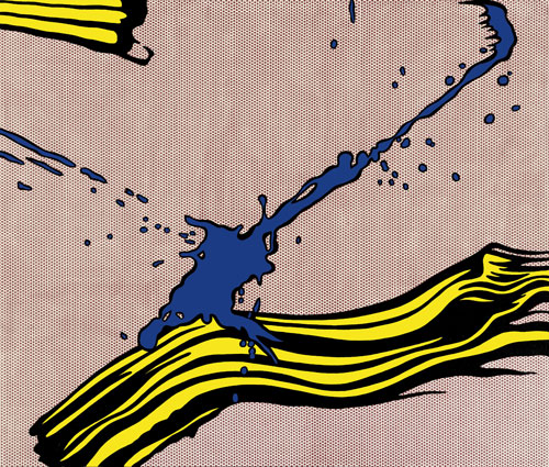 Roy Lichtenstein.  Brushstroke with Spatter, 1966.  The Art Institute of Chicago, Barbara Neff Smith and Solomon Byron Smith Purchase Fund.  © Estate of Roy Lichtenstein/DACS 2012.