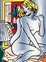 Roy Lichtenstein.  Blue Nude, 1995.  Private Collection.  © Estate of Roy Lichtenstein/DACS 2012.