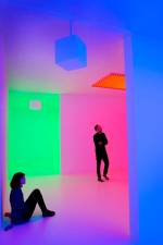 Carlos Cruz-Diez. Chromosaturation, 1965-2013. © the artist/DACS. Cruz-Diez Foundation. Photograph: Linda Nylind.