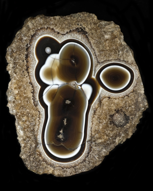 Le Lagoon, agate. From the stone collection of Roger Caillois. © Muséum national d’Histoire naturelle François Farges.