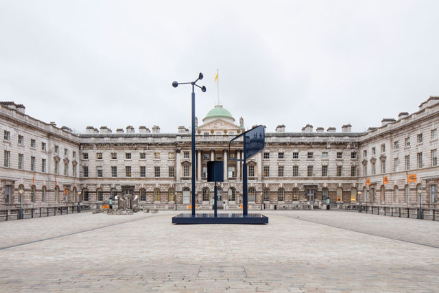 Forecast, a kinetic installation at Somerset House, London, by east London-based design duo Edward Barber and Jay Osgerby.
