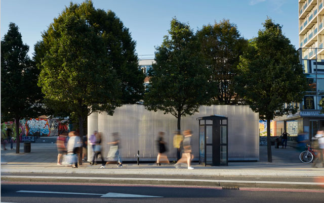 Living “forests” by Asif Khan in Shoreditch, east London.