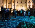 Rafael Lozano-Hemmer. Under Scan, Relational Architecture 11, 2005. Shown at Trafalgar Square, London, United Kingdom, 2008. Photograph: Antimodular Research.