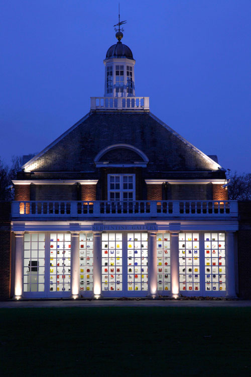 Lygia Pape. Livro do Tempo (Book of Time) 1961–63. Exterior view, <em>Magnetized Space</em>, Serpentine Gallery, London. © 2011 Jerry Hardman-Jones.