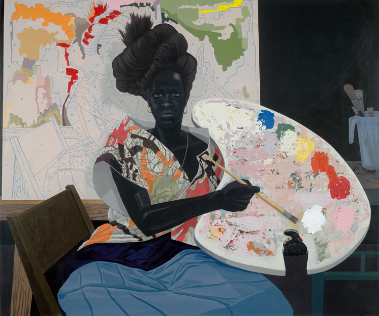 Kerry James Marshall, Untitled, 2009. Acrylic on PVC panel, 155.3 x 185.1. Yale University Art Gallery, Purchased with the Janet and Simeon Braguin Fund and a gift from Jacqueline L. Bradley, B.A. 1979. © Kerry James Marshall.