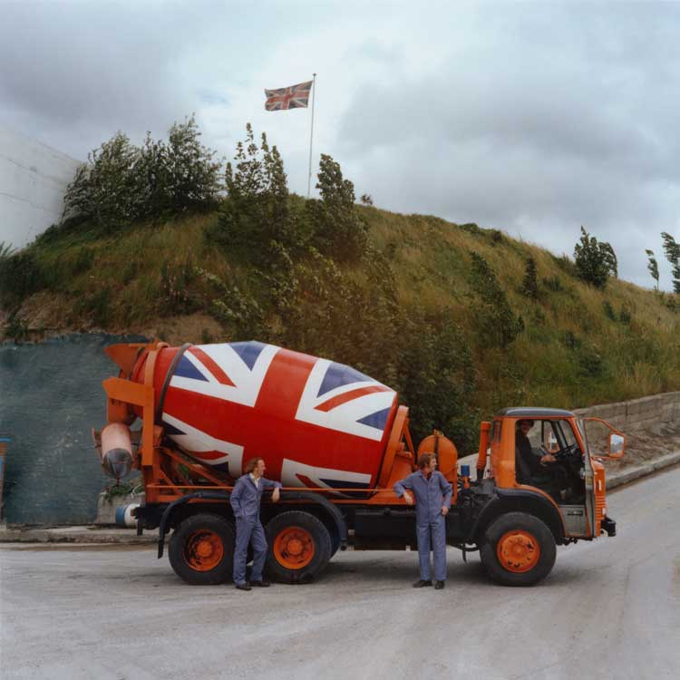 Peter Mitchell, Ready mixed Concrete Ltd., Elland Road, Leeds, 1977. © Peter Mitchell.