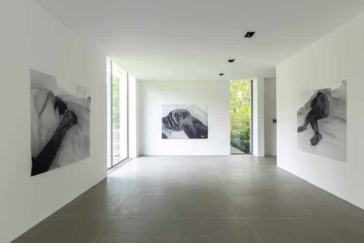 Yulia Mahr: Unbecoming. Installation view, Wehrmuehle, 2024. Photo: Angela Simi.