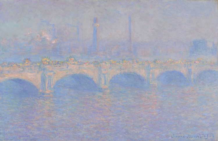 Claude Monet, Waterloo Bridge, 1903. Oil on canvas. Private collection. Photo © rulandphotodesign.