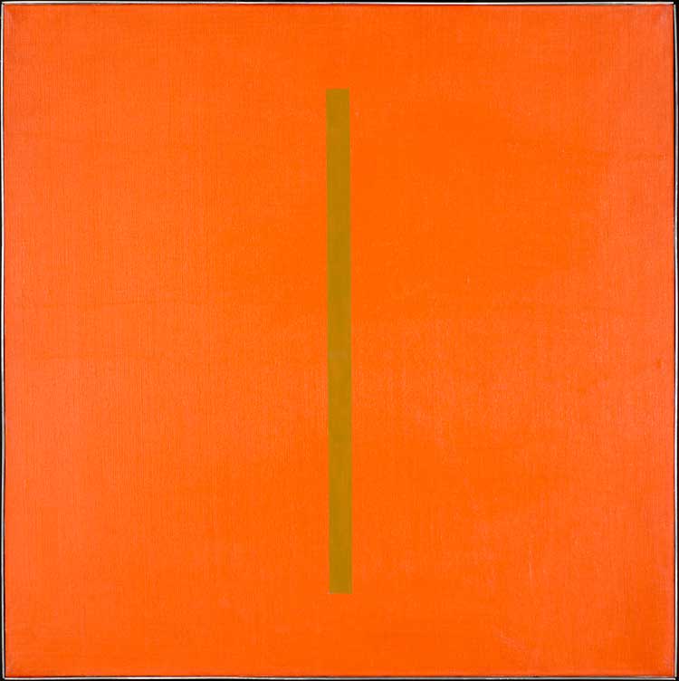 Vera Molnár. Icône, 1964. Oil on canvas, 73 x 73 cm. Collection Centre Pompidou, Paris. © Adagp, Paris, 2024. Photo: Bertrand Prévost - Pompidou Centre, MNAM-CCI /Dist. RMN-GP.