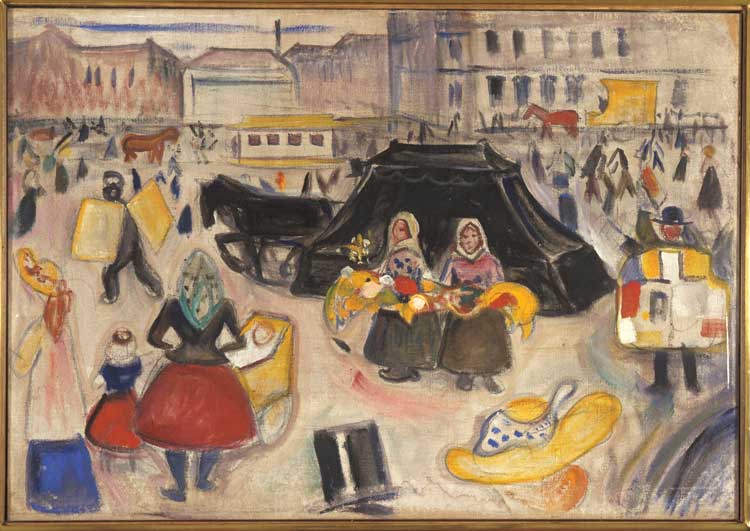 Edvard Munch, The Hearse on Potsdamer Platz, 1902. Photo: © Munch, Oslo / Sidsel de Jong