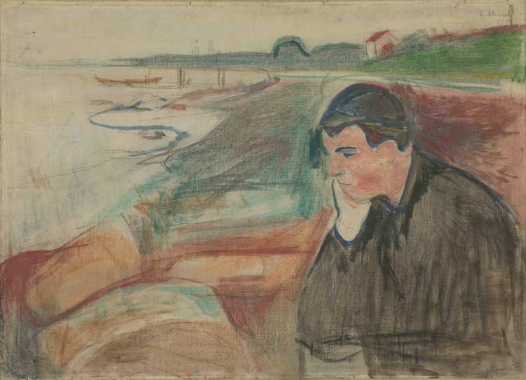 Edvard Munch, Melancholy (Evening), 1891, Photo: © Munchmuseet / Halvor Bjørngård.