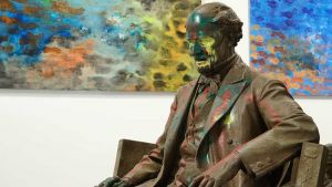 What characterises a monument? Mass? Authority? Glory? And what should be its destiny? If inspiring, perpetuity? If offending, removal? As witnessed here, removal, applied to a likeness, is a loaded word. So is likeness. With the exception of the Washington Monument, one would be hard put to find an abstract work in the US defaced by other than a single, rabid, individual