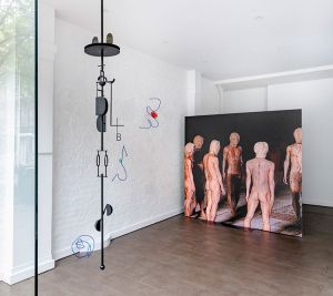 Material Resistance: Anna Barlik, Marlena Kudlicka, Magdalena Abakanowicz and Agnieszka Kurant, installation view, Nguyen Wahed Gallery, New York, 2025. Photo courtesy Nguyen Wahed Gallery.