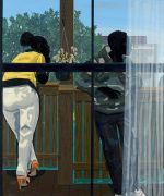 Kerry James Marshall, Untitled (Porch Deck), 2014. Acrylic on PVC panel, 180.3 x 149.9 cm. Kravis Collection. © Kerry James Marshall. Image courtesy of the artist and David Zwirner, London.