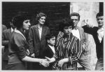 Roger Mayne. Teenagers, Soho Fair, London 17 July 1958. Vintage gelatin silver print, 24 x 36 cm. © Roger Mayne Archive / Mary Evans Picture Library.