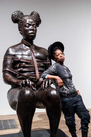 Zanele Muholi photographed at Tate Modern, 2024. Photo (c) Tate (Larina Fernandes).