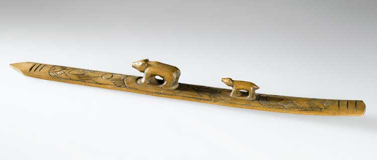 Ikupasuy (Ainu language, prayer stick), uknown Ainu maker, Hokkaido, Japan, 19th to early 20th century. © National Museums Scotland.
