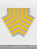 Jeremy Moon, Yellow Flight, 1967. Acrylic on canvas, 180 x 208 cm (70 3/4 x 82 in). © Estate of Jeremy Moon. Courtesy the estate and Luhring Augustine, New York. Photo: Farzad Owrang.