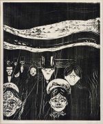 Edvard Munch, Angst, 1896. © Staatliche Museen zu Berlin, Kupferstichkabinett / Jörg P. Anders.