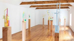 The calm and welcoming spaces at this Scottish gallery provide the perfect setting for Winstanley’s vibrant and joyous paintings and Mace’s painted wooden sculptures
