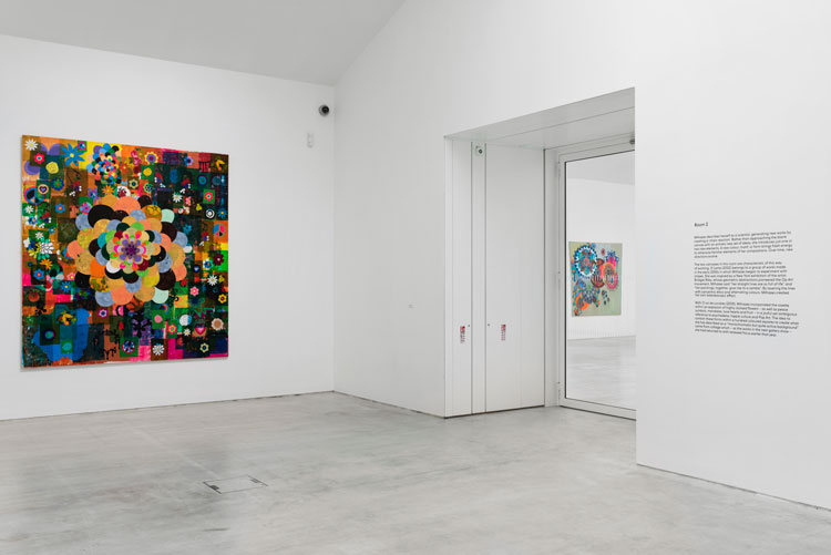 Beatriz Milhazes: Maresias, installation view, Turner Contemporary, 2023. © Courtesy Turner Contemporary. Photo: Thierry Bal.