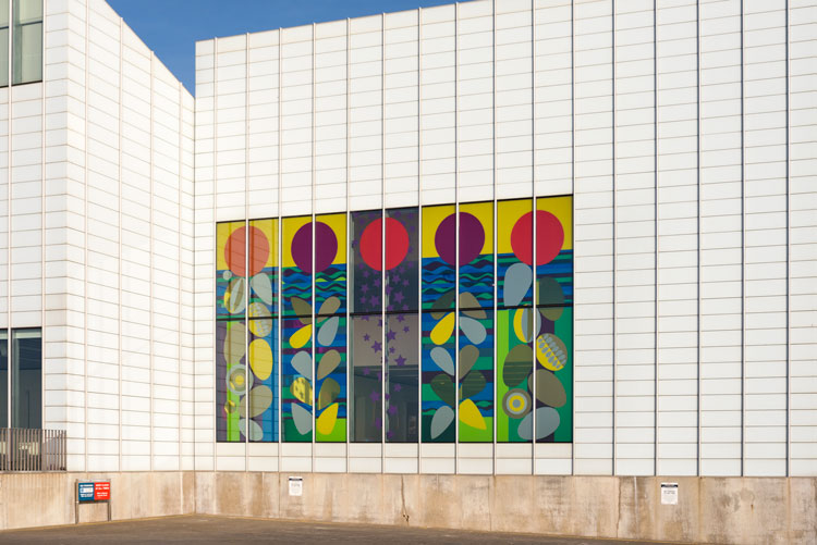 Beatriz Milhazes: Maresias, installation view, Turner Contemporary, 2023. © Courtesy Turner Contemporary. Photo: Thierry Bal.