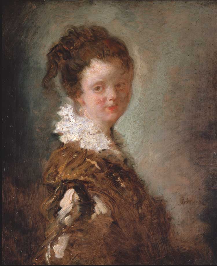 Jean-Honoré Fragonard, Young Woman, c1769. Courtesy Dulwich Picture Gallery.
