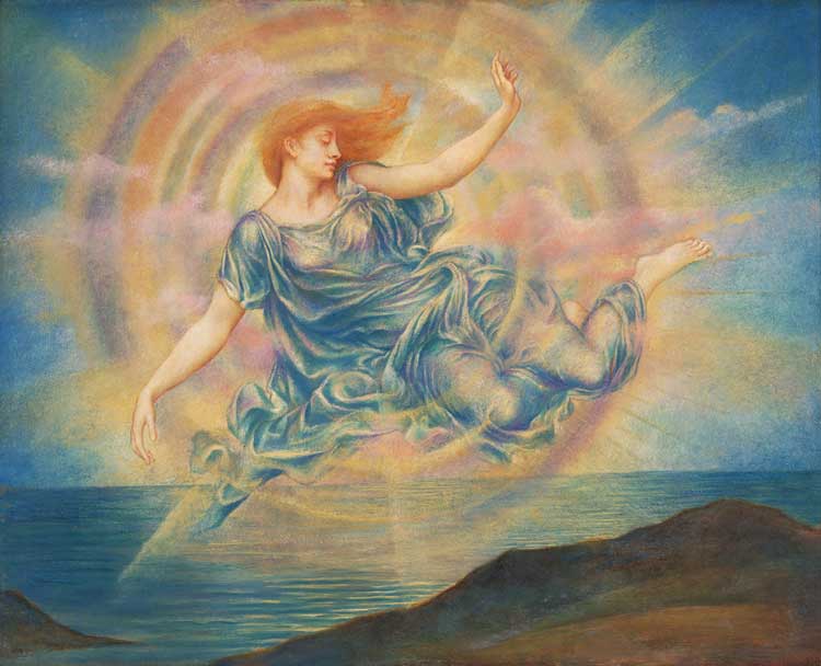 Evelyn De Morgan, Evening Star Over the Sea, probably 1910-14. Oil on canvas. De Morgan Collection, Courtesy of De Morgan Foundation.