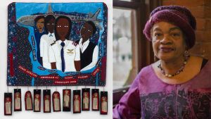 With a 50-year career as an artist and teacher, Dindga McCannon is widely celebrated in the US’s black activist, feminist and fibre art communities. As her first European solo show opens in London, she talks about the importance of passion, commitment and focus on your work, regardless of the outside world’s interest