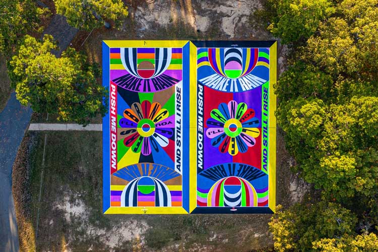 Lakwena Maciver, I'll Bring You Flowers, 2020. Pine Bluff, Arkansas. Photo copyright JustKids.