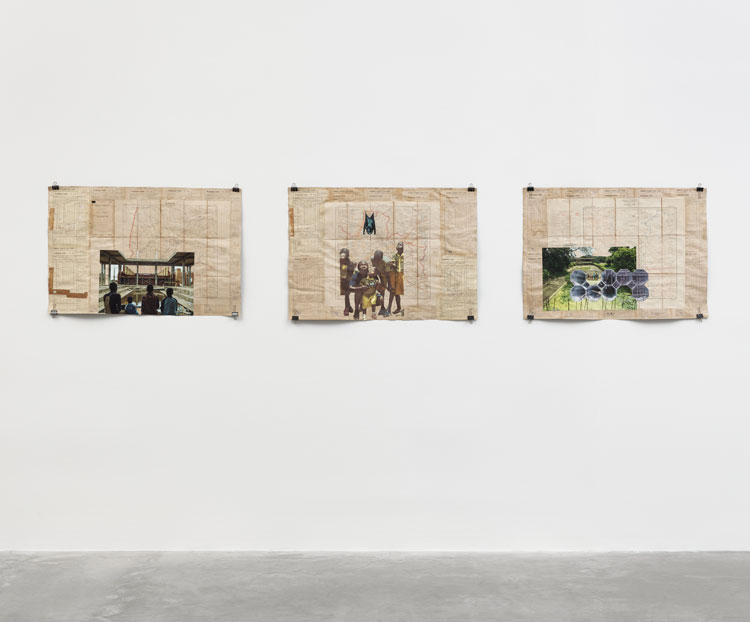 Ibrahim Mahama: Lazarus. White Cube Bermondsey, 15 September – 7 November 2021. © the artist. Photo © White Cube (Todd-White Art Photography).