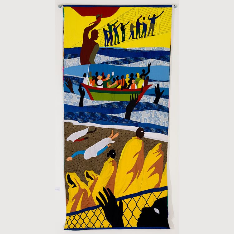 Christopher Myers. Nation of Refugees, 2017. Image courtesy Jorge M. Perez Collection / El Espacio23.