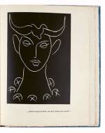 Pasiphaé, from Pasiphaé: Chant de Minos (Les Crétois), by Henry de Montherlant, 1944, published by Fabiani, Paris, unbound book with linoleum cuts on cream wove paper, 33.7 x 25.6 x 4 cm. (Matisse: The Books by Louise Rogers Lalaurie, p189). Photo: Toledo Museum of Art, Ohio. Gift of Molly and Walter Bareiss. Photo © Toledo Museum of Art. Artwork © Succession H. Matisse/DACS 2020