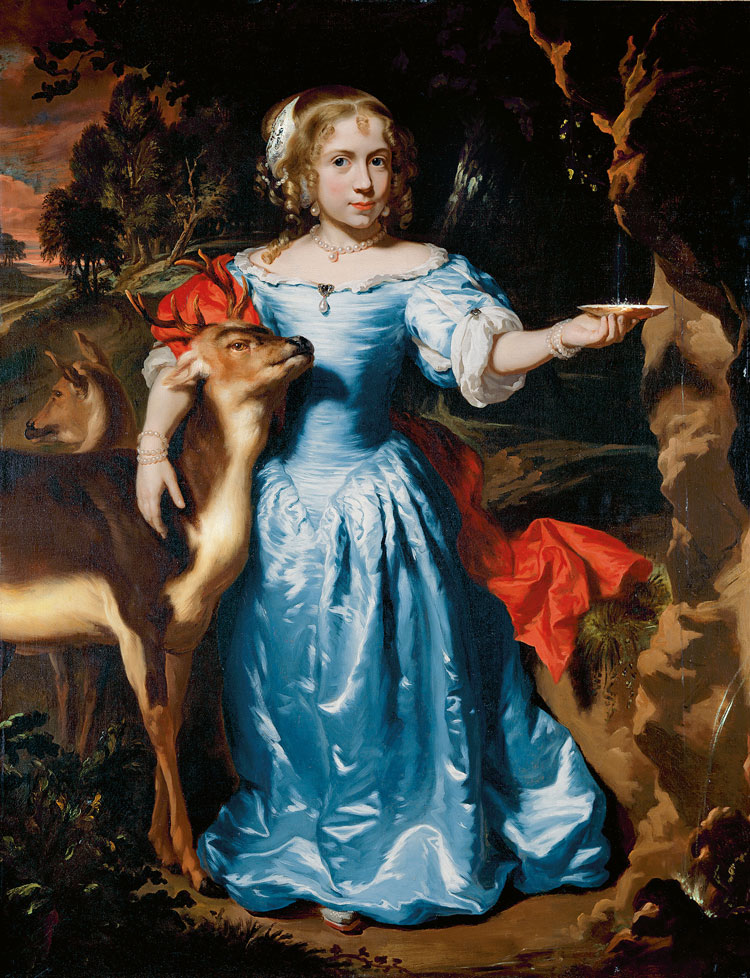 Nicolaes Maes, Portrait of a Girl with a Deer, c1671. Oil on canvas, 132.4 × 102 cm. Private Collection. © 2006 Christie’s Images Limited.