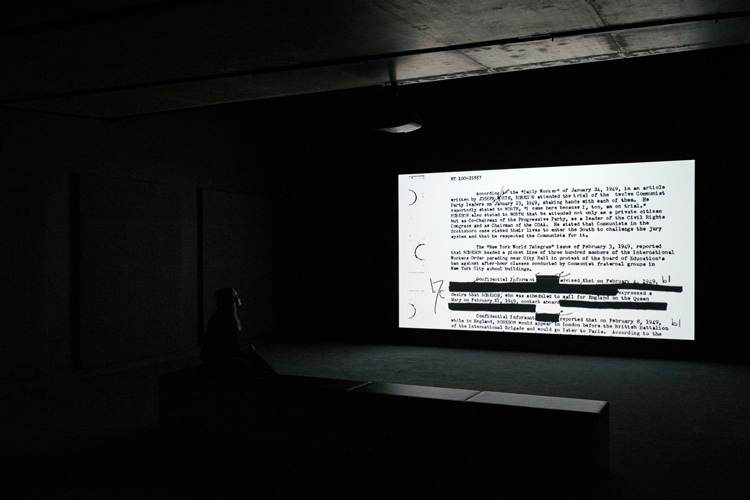 Steve McQueen, End Credits, 2012, installation view, Tate Modern, 2020. © Steve McQueen. Courtesy the artist, Thomas Dane Gallery and Marian Goodman Gallery © Photo: Luke Walker.