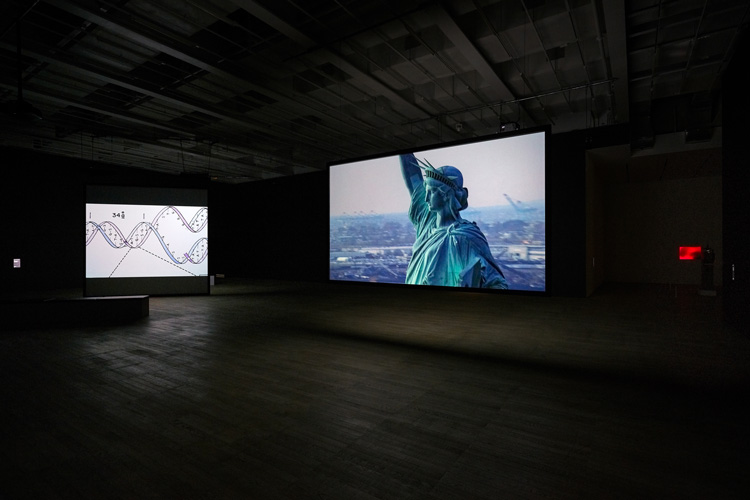 Steve McQueen, Once Upon a Time 2002 and Static 2009, installation view, Tate Modern, 2020. © Steve McQueen. Courtesy the artist, Thomas Dane Gallery and Marian Goodman Gallery © Photo: Luke Walker.