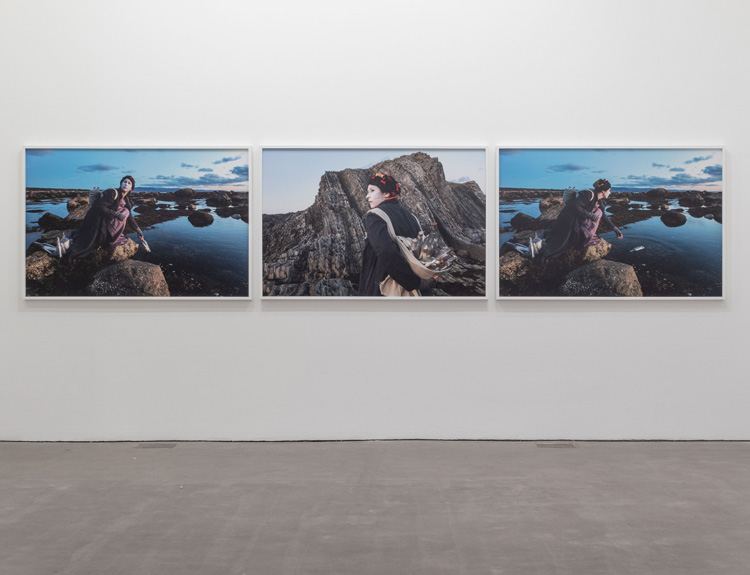 Installation view, Meryl McMaster, As Immense as the Sky, Ikon Gallery, Birmingham UK, 2019 © Ikon Gallery.