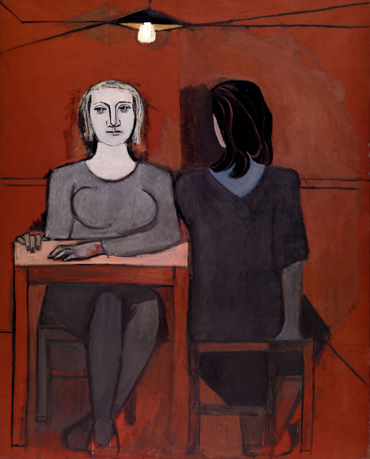 Dora Maar. The Conversation, 1937. Oil on canvas, 162 x 130 cm. Fundación Almine y Bernard Ruiz-Picasso para el Arte, Madrid  © FABA Photo: Marc Domage. © ADAGP, Paris and DACS, London 2019.